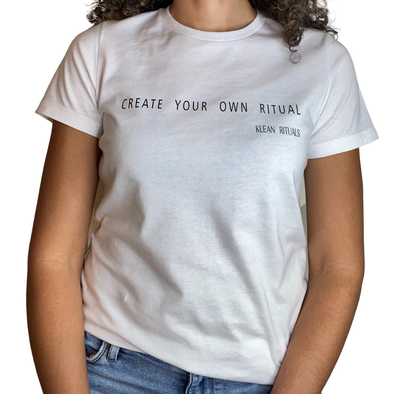 White Create your own ritual tshirt